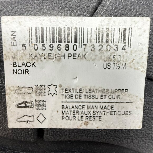 Clarks Kayleigh Peak Black Slip On Womens Loafers Textile Leather 7.5M NEW - Picture 9 of 11